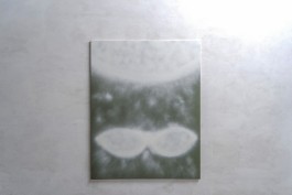 ”Seeing Unseen” 2023 Lack und Acryl auf Leinwand 150 x 120cm